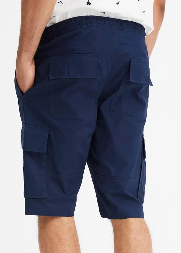 Dra på-shorts i cargomodell, Regular Fit, bonprix