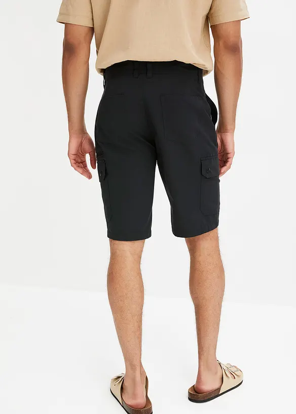 Cargoshorts i mikrofiber, Regular fit, bonprix