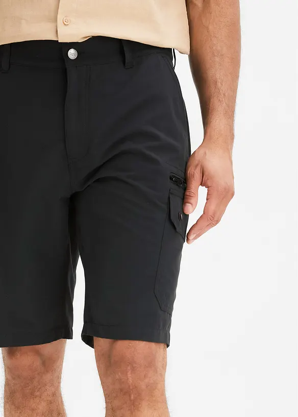 Cargoshorts i mikrofiber, Regular fit, bonprix