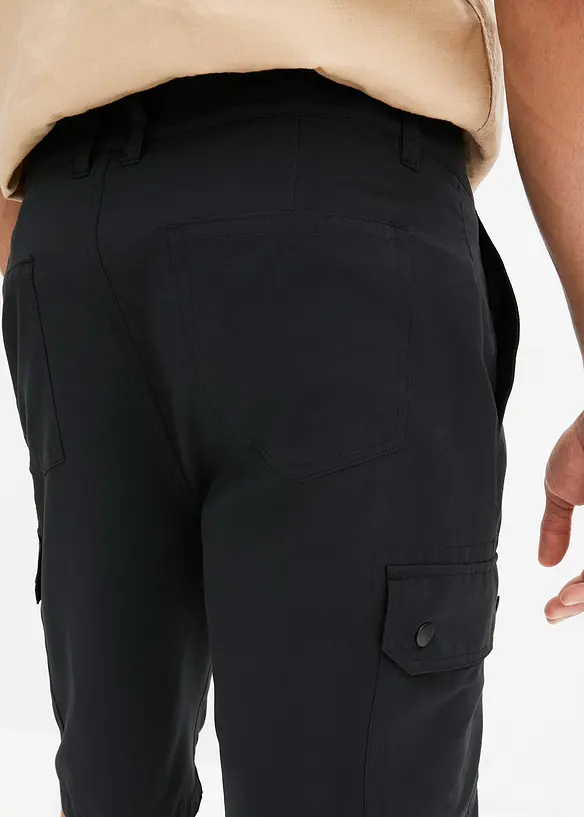 Cargoshorts i mikrofiber, Regular fit, bonprix