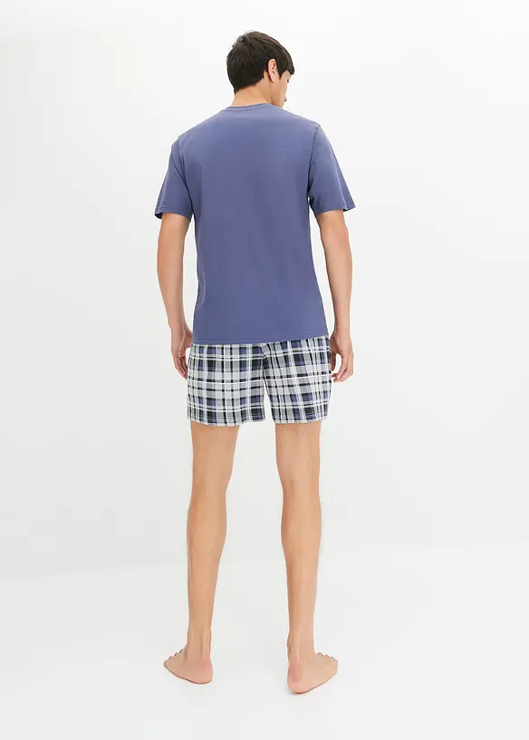Kort pyjamas med bomull, bonprix
