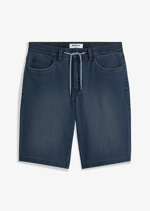 Stretchiga jeansbermudas, Regular Fit, John Baner JEANSWEAR