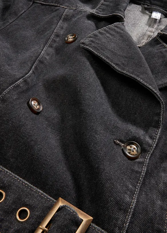 Trenchcoat i denim, bonprix