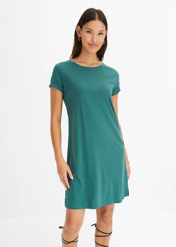 Jerseyklänning i oversizemodell, bonprix