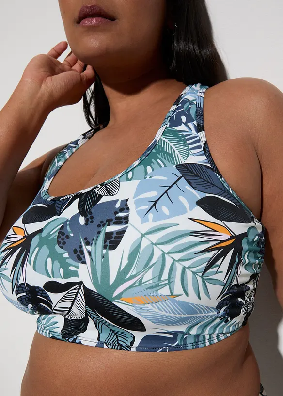 Bikini (2 delar) med korsade axelband, bonprix