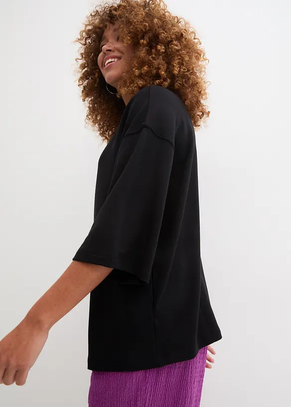 Tunn oversize-sweatshirt, bonprix