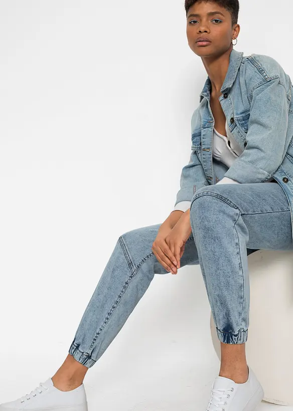 Jeggings med avslappnad passform, bonprix