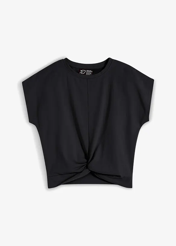 Kort T-shirt i ekologisk bomull, bonprix