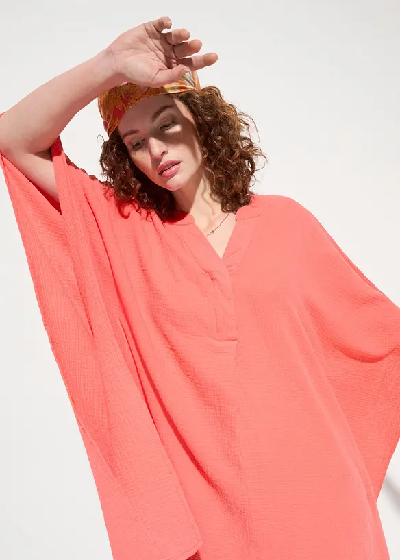 Strandtunika i muslin, bonprix