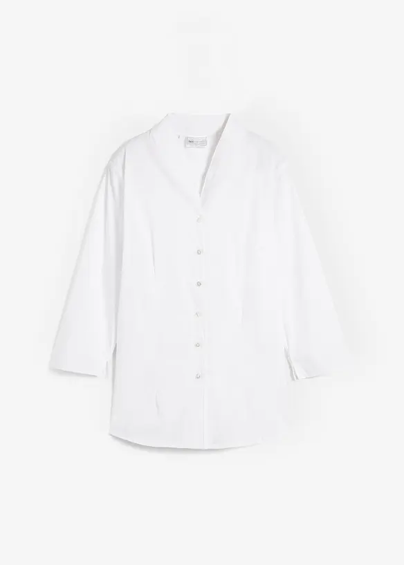 Blus med sjalkrage, bonprix