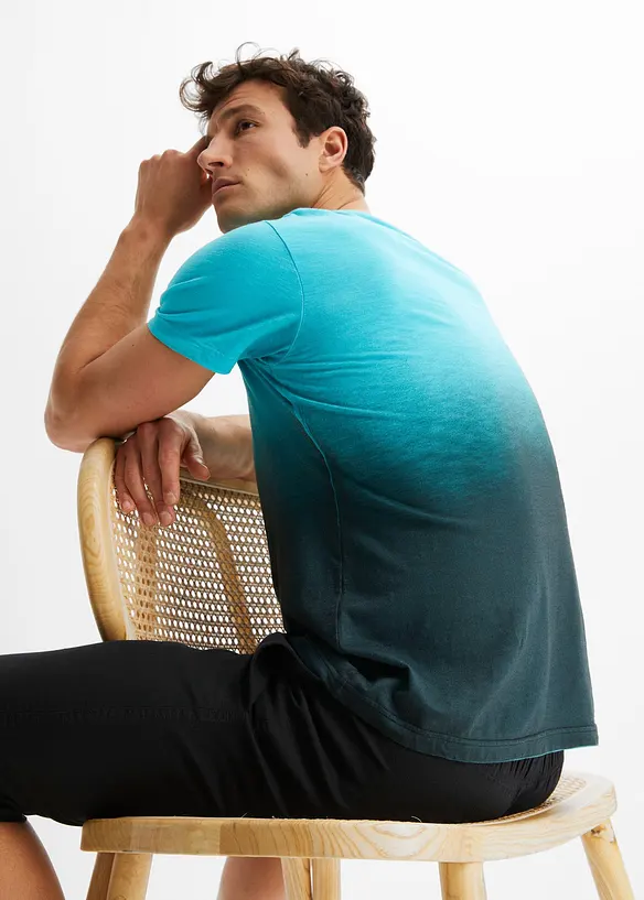 T-Shirt i ren bomull, Slim Fit, bonprix