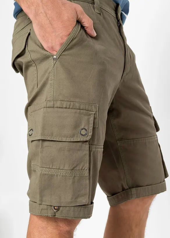 Cargobermudas av ren bomull, Regular Fit, bonprix