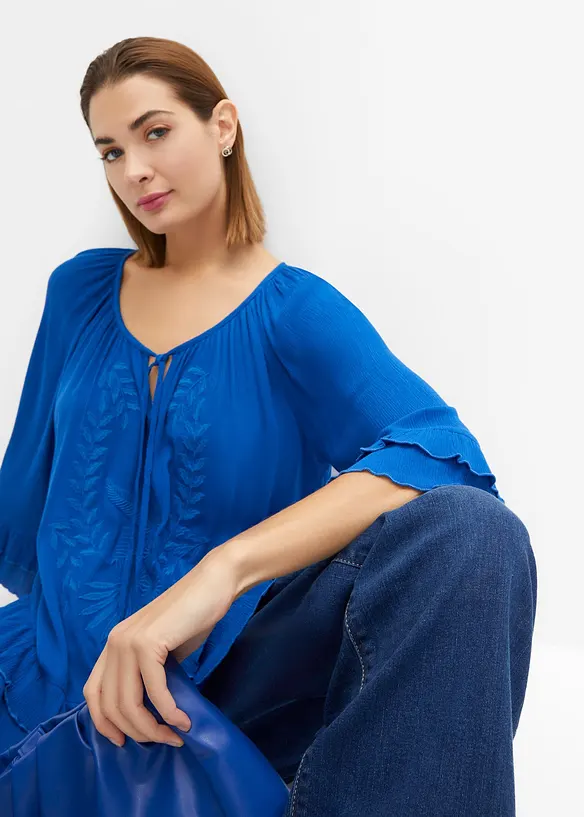 Tunika med broderi, bonprix