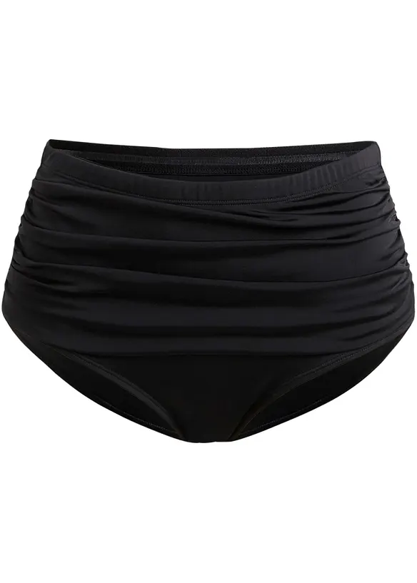 Bikinibyxa med rynk och lätt formande effekt, bonprix