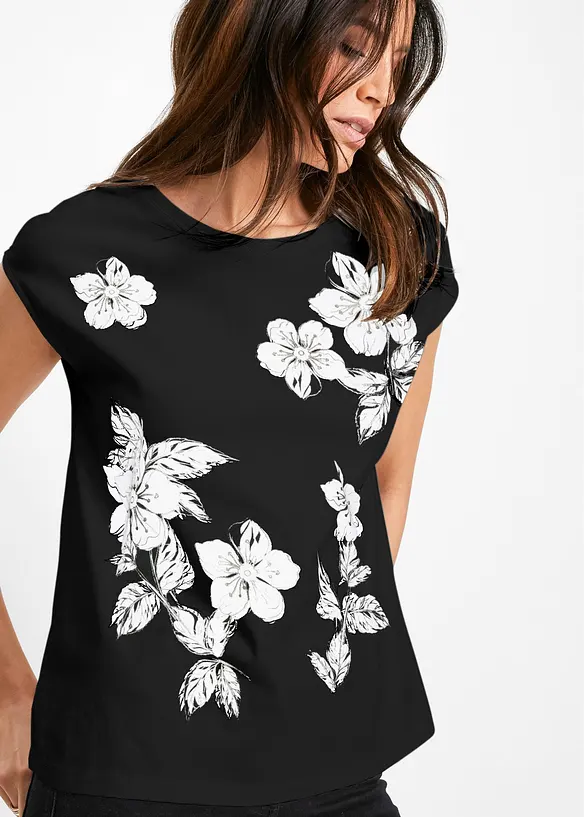 Topp med blommönster, bonprix