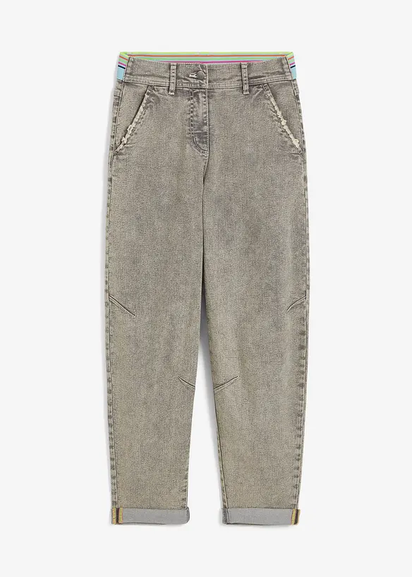 Jeans med vintagetvätt, bonprix