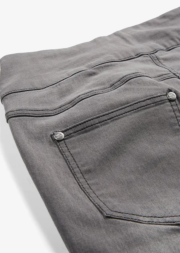 Straight Jeans Mid Waist, Super Stretch med bekväm midja, bonprix