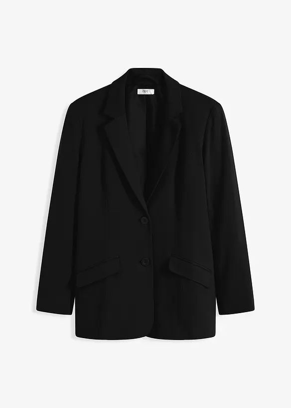 Lång kavaj i bomullsjersey, bonprix