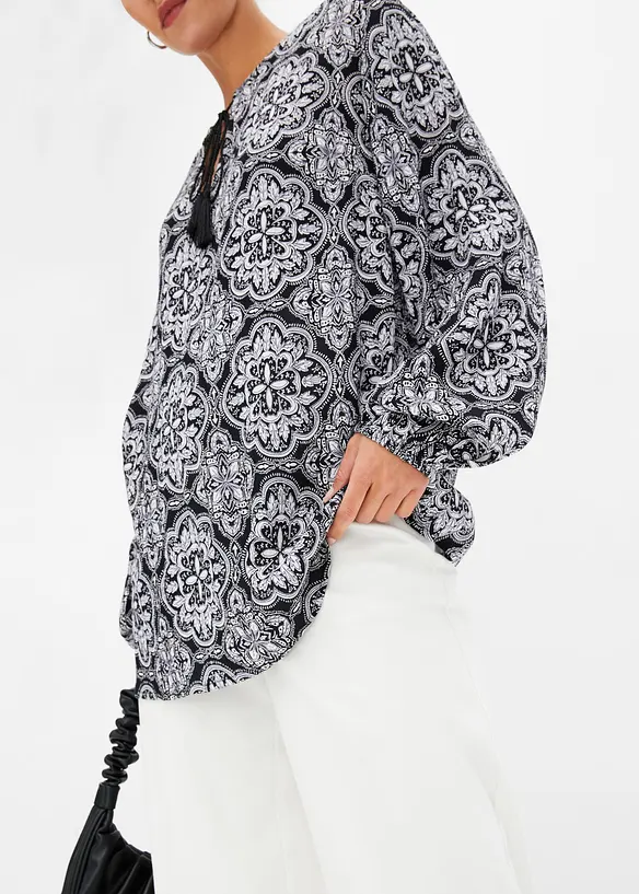 Blustopp av viskos med struktur, bonprix