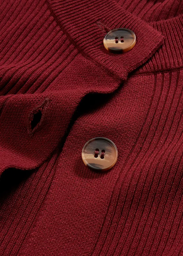 RIbbstickad cardigan, bonprix