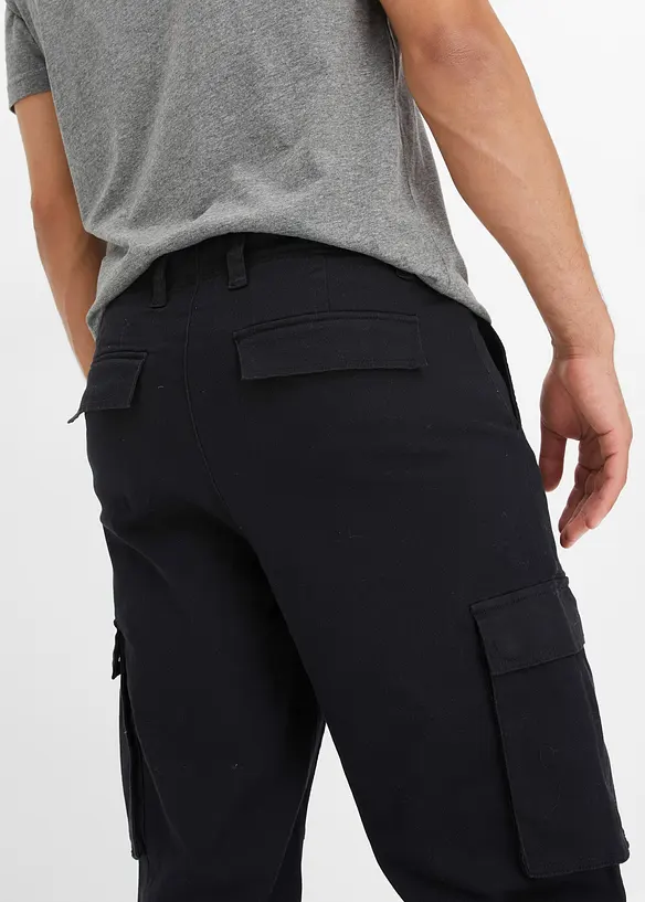 Loose Fit Stretch Cargo, extra vid, bonprix