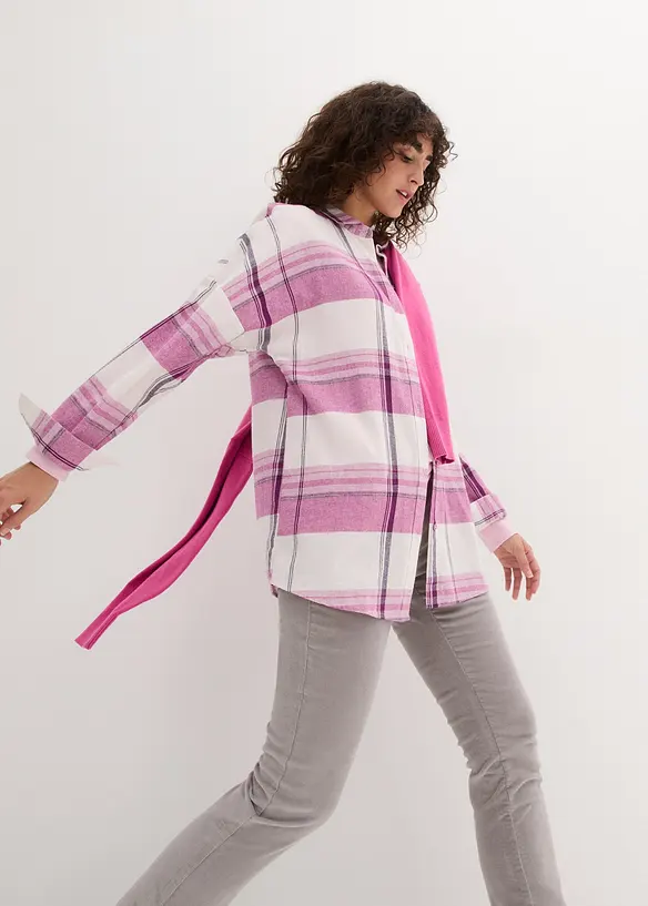 Flanellskjorta av ren bomull, bonprix