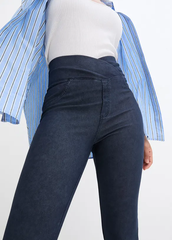 Leggings med jeanslook, bonprix