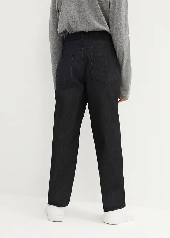 Extra Loose Fit Jeans med justerbar midja, Straight, bonprix