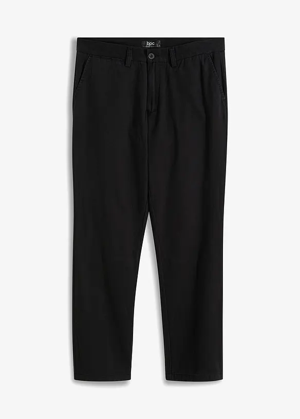 Chinos av bomull i Regular Fit, Straight, bonprix