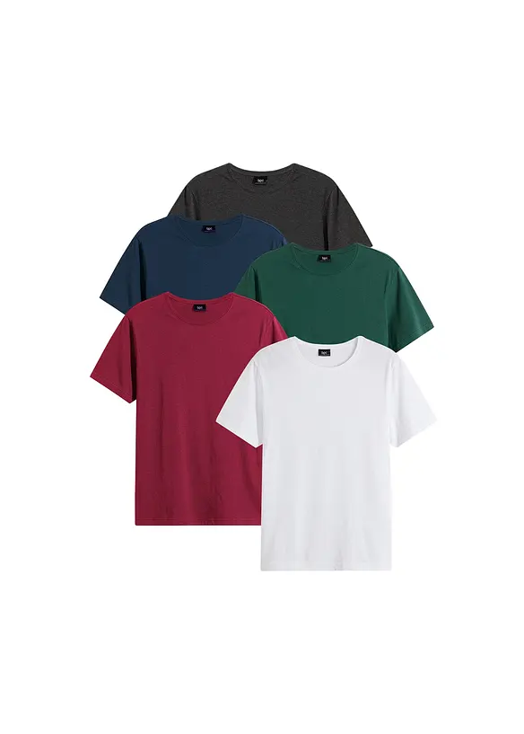 T-shirt (5-pack), bonprix