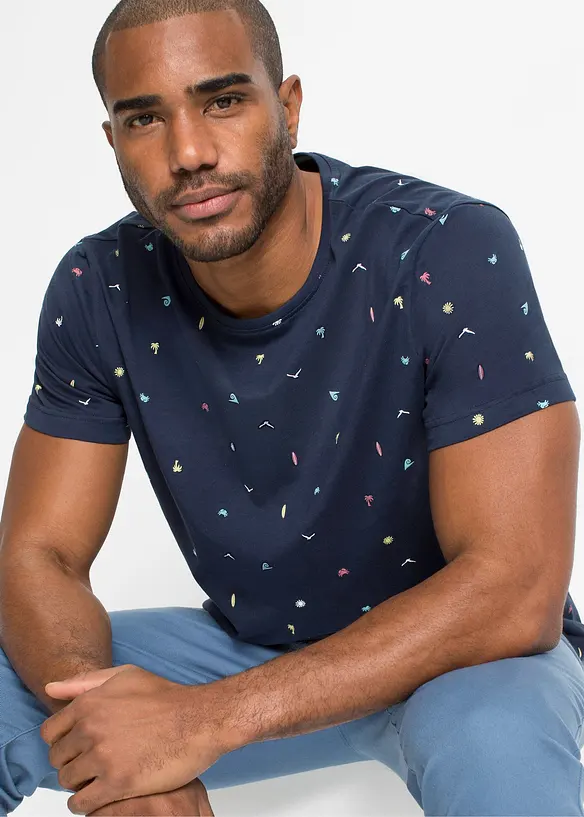 T-shirt i ren ekologisk bomull, bonprix