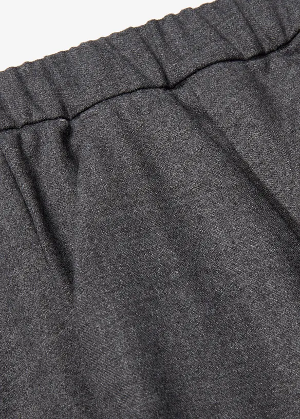 Vid byxa med yllelook, bonprix