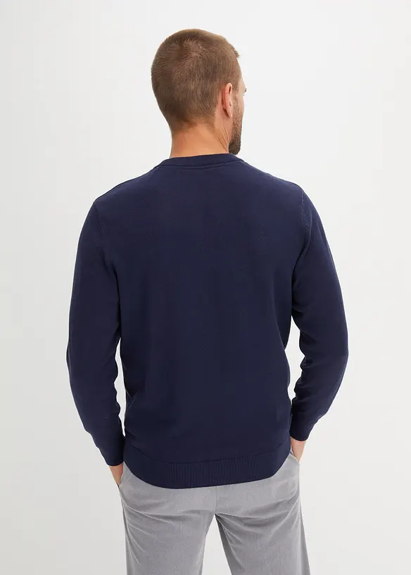 Finstickad tröja Regular Fit, bonprix