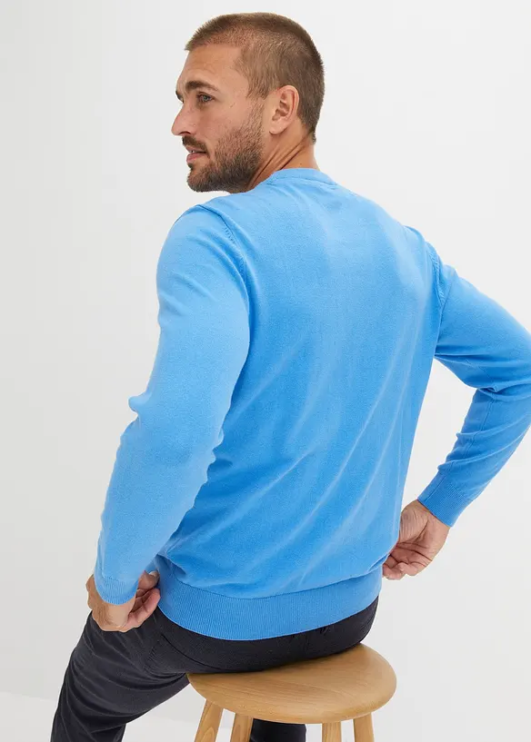 Finstickad tröja Regular Fit, bonprix