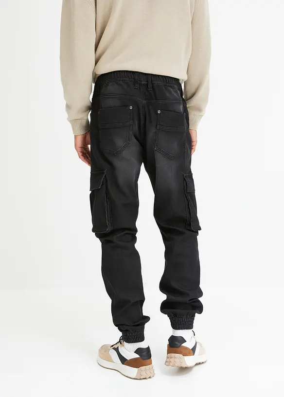 Sweatjeans i Slim Fit, Straight, bonprix