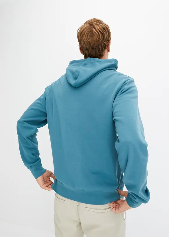 Sweatshirt med huva, bonprix