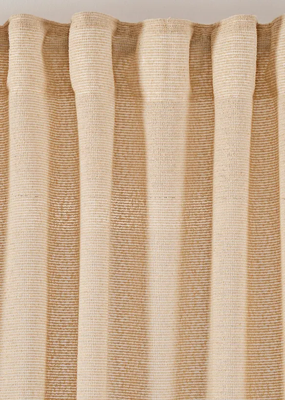 Gardinlängd i jacquard med strukturerad yta (1-pack), bonprix
