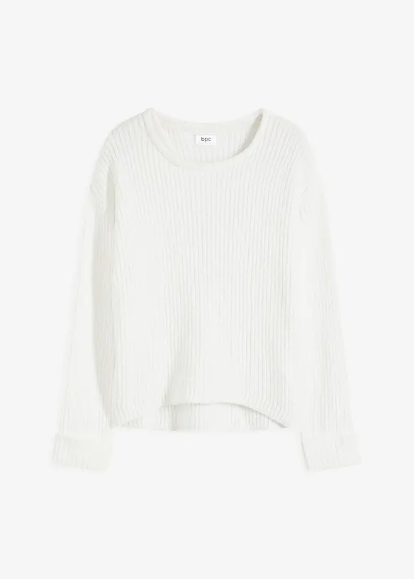 Oversizetröja i mjuk chenille, bonprix