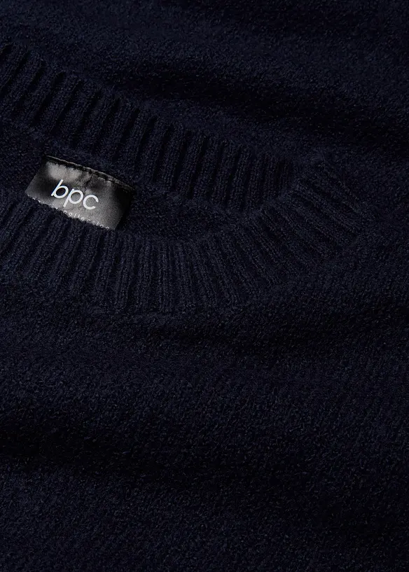 Stickad oversizeklänning, bonprix