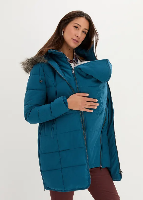 Mammatäckjacka med babyficka, bonprix