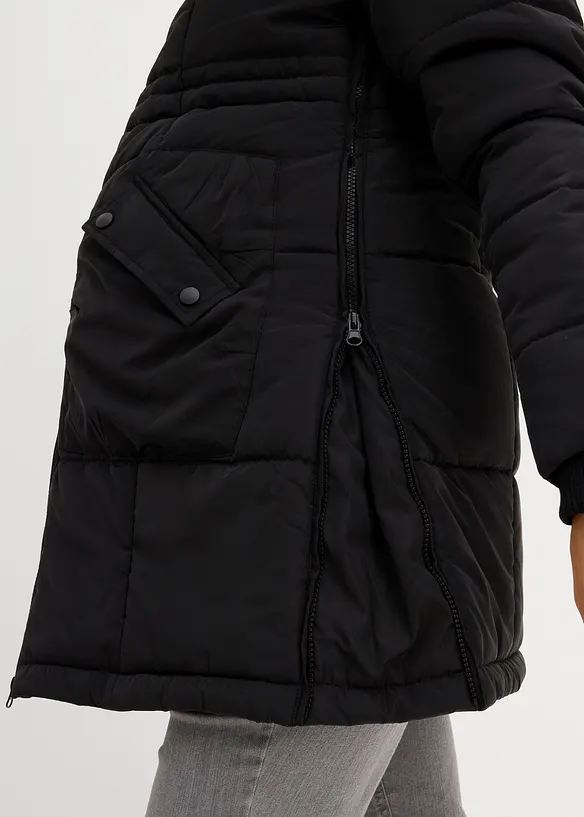 Fodrad mammajacka med babyficka, bonprix