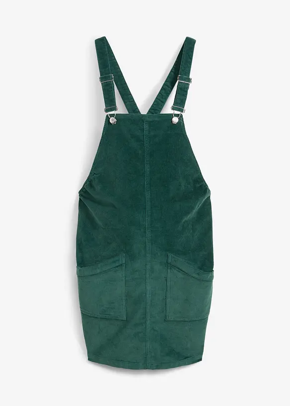 Mammasnickarklänning i stretchig bomullsmanchester, bonprix