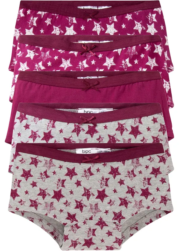 Hipstertrosa med mjuk bomull (5-pack), bonprix