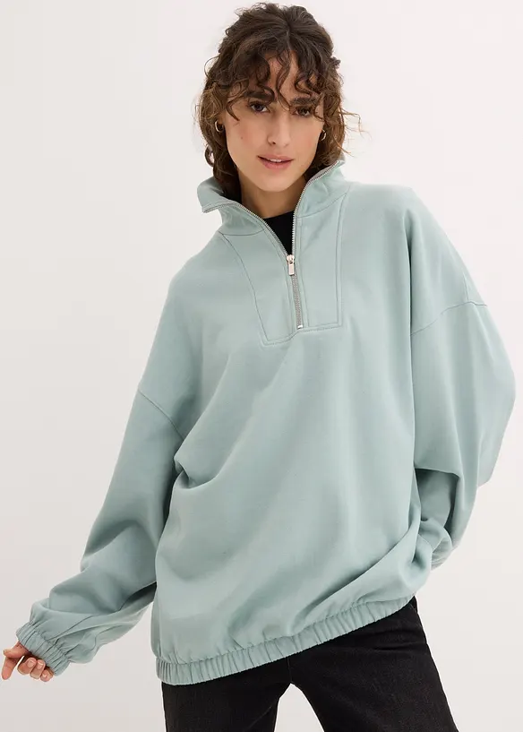 Oversizesweatshirt av ekologisk bomull, bonprix