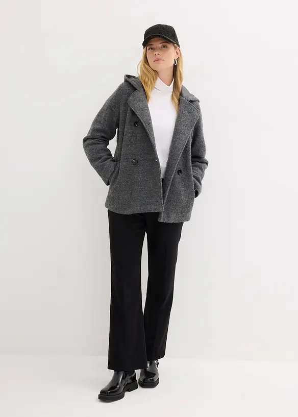 Skepparjacka i mysig bouclé, bonprix