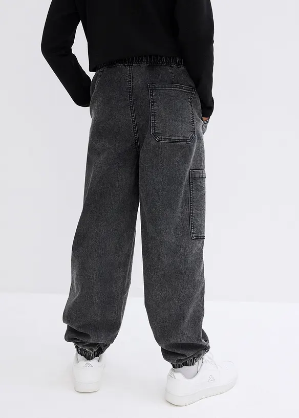 Cargojeans med stretch, Loose Fit, bonprix