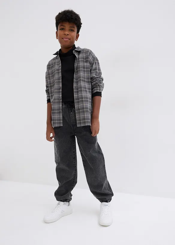 Cargojeans med stretch, Loose Fit, bonprix