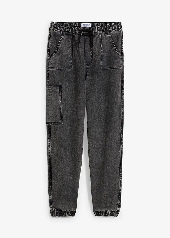 Cargojeans med stretch, Loose Fit, bonprix