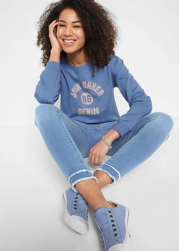 Ultra Soft Jeans i 7/8-längd, bonprix