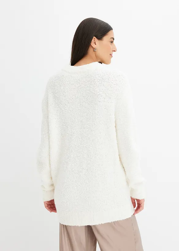 Oversizetröja i bouclé, bonprix